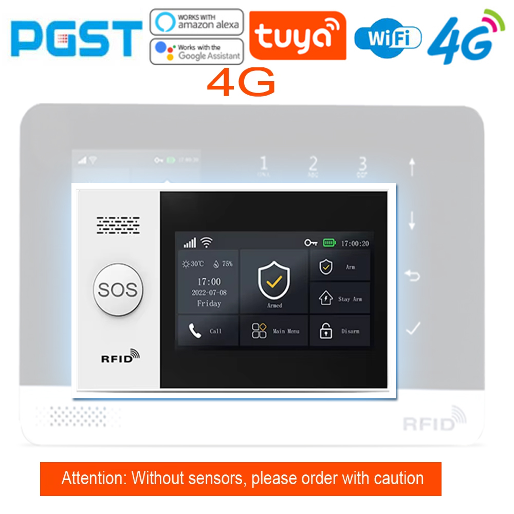 Home Security Equipment - Centrala alarmowa PG-107 Tuya 4G do