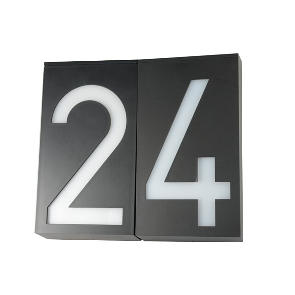Home Security Number - Solarna tabliczka z numerem drzwi z