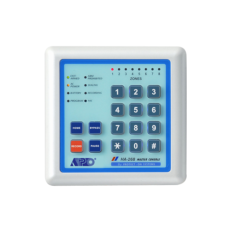 Home Security Number - Panel sterowania alarmem domowym z 8