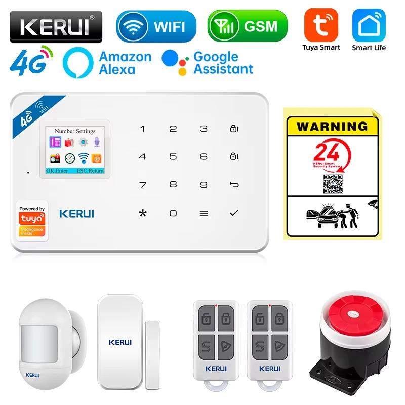 Home Security Equipment - KERUI Security Alarm System Kit W184