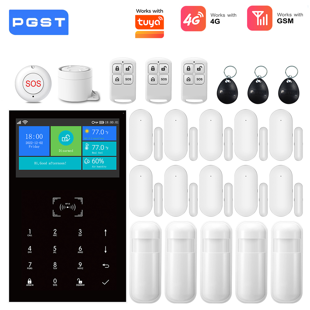 Home Security Equipment - System alarmowy 4G GSM WiFi współpracujący