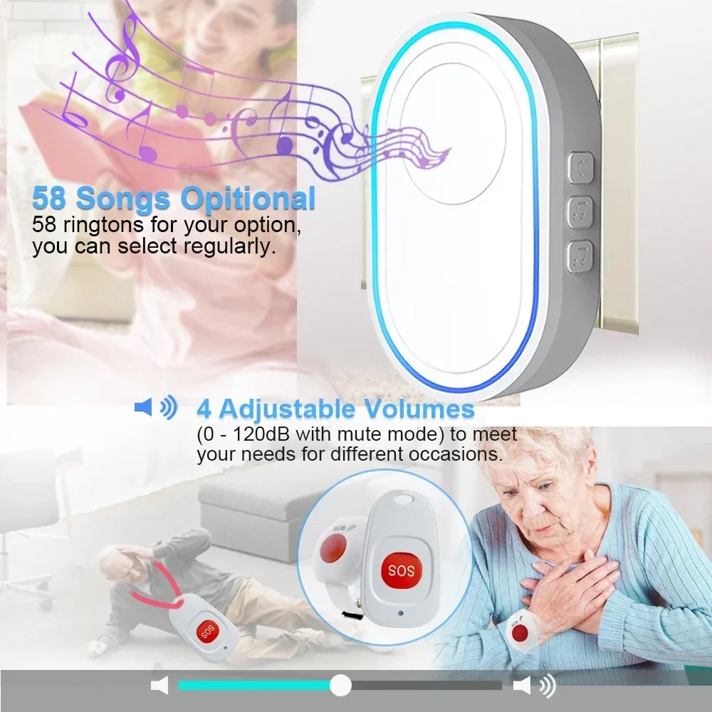Bezprzewodowy pager dla opieku – Home Security Equipment recenzja i cena