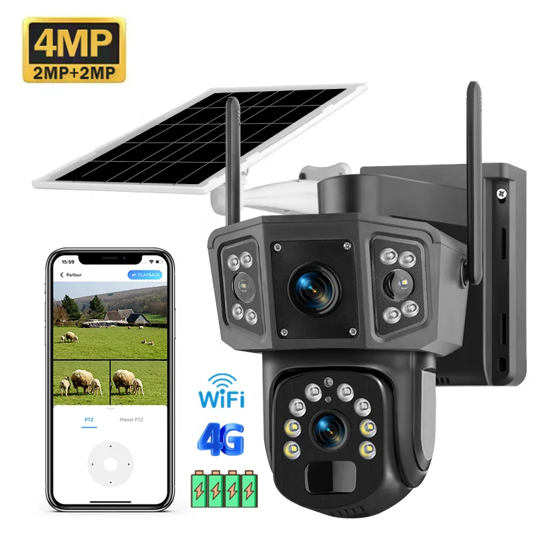 Kamera bezprzewodowa PTZ solar – Camera Solar Wireless recenzja i cena