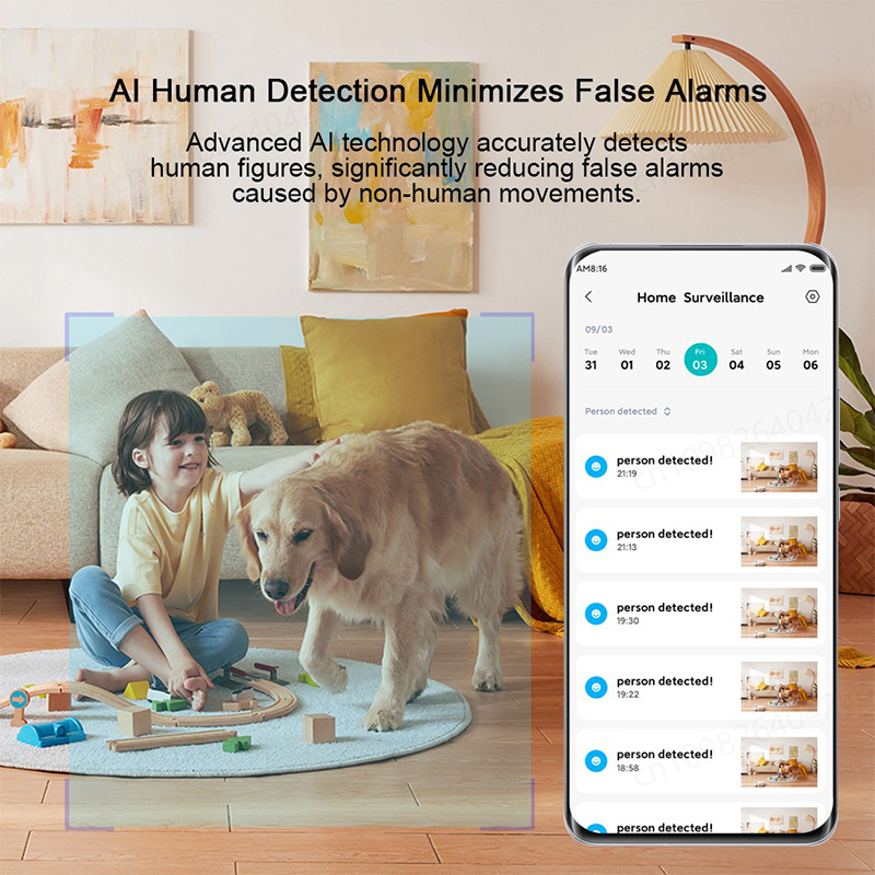 Inteligentna kamera Wi-Fi XIAO – Home Security No Subscription recenzja i cena
