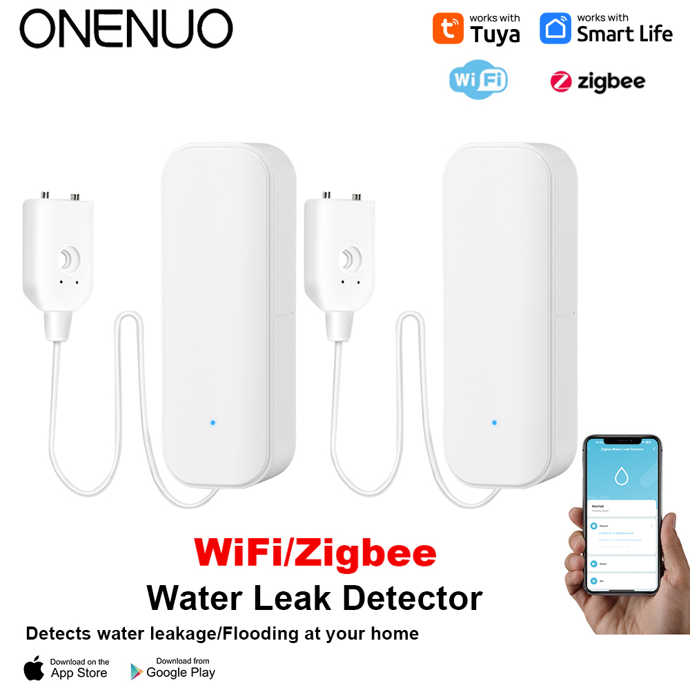 WiFi/Zigbee czujnik wody Tuya  – Home Security Equipment recenzja i cena