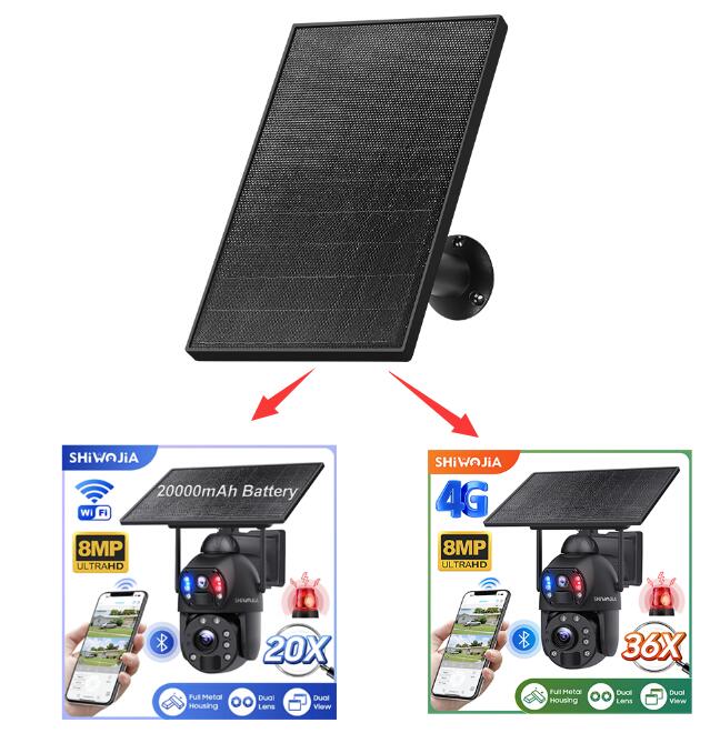 Panele słoneczne SHIWOJIA odpo – Camera Solar Wireless recenzja i cena