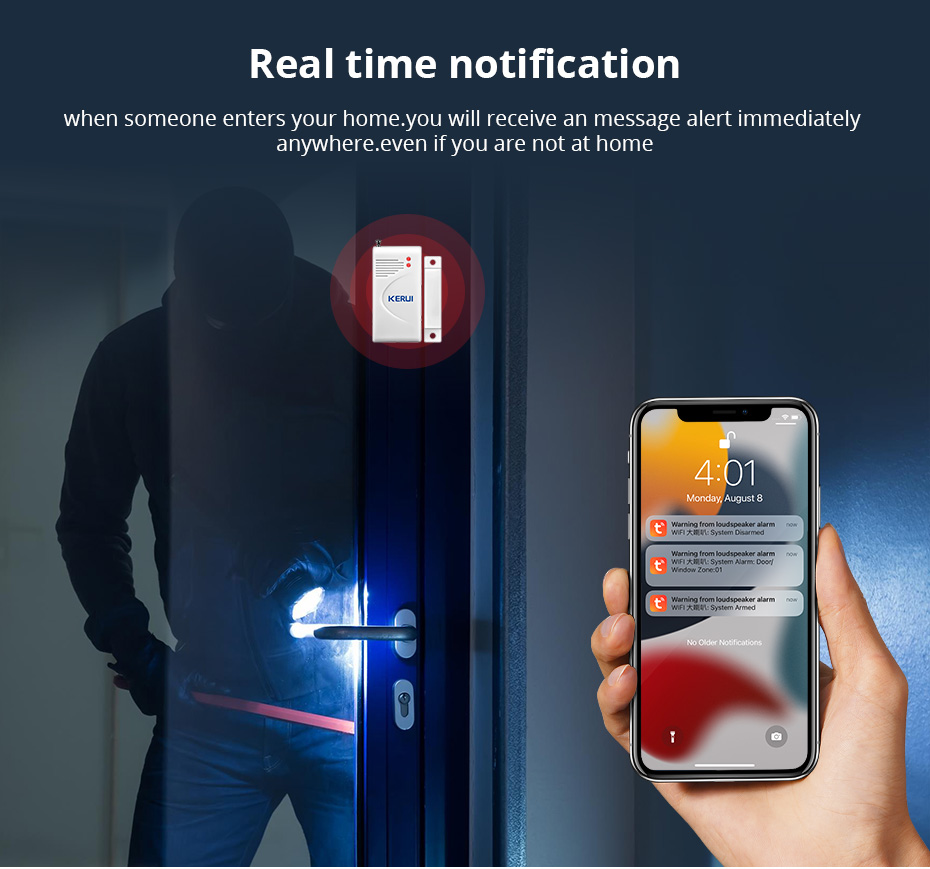 KERUI Tuya głośno głośnik wyso – Home Security Equipment recenzja i cena